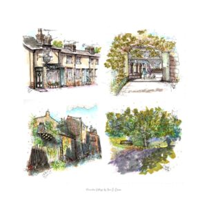 Hawarden Village Print